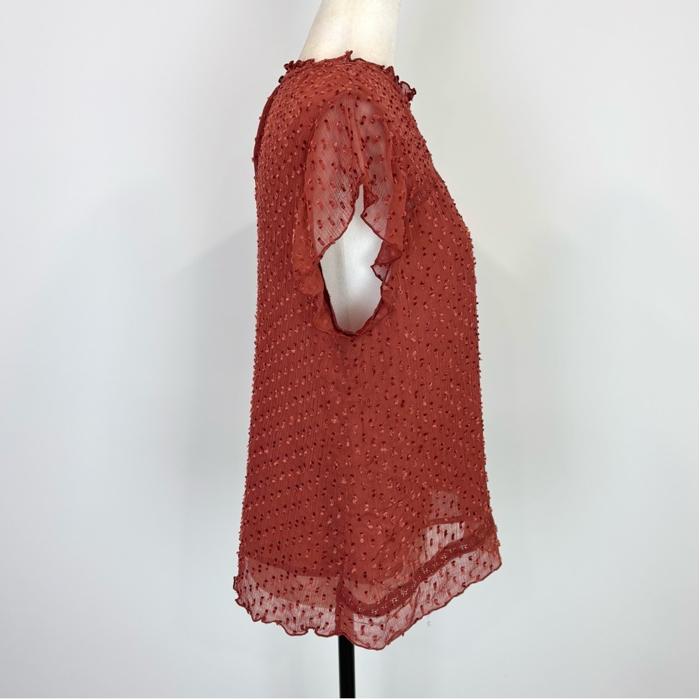Only orange-brown blouse - Picture 5 of 9